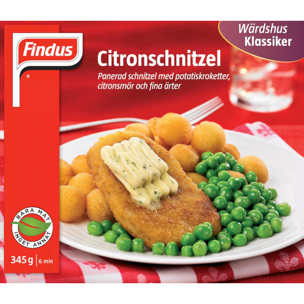 Findus Wärdshus Citronschnitzel