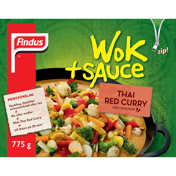 Findus Wok+Sauce Thai Red Curry