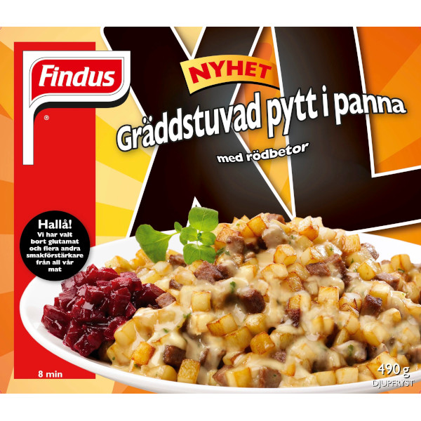 Findus Gräddstuvad Pytt I Panna XL