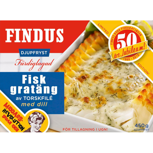 Findus Fiskgratäng Dill 50-årsjubileum