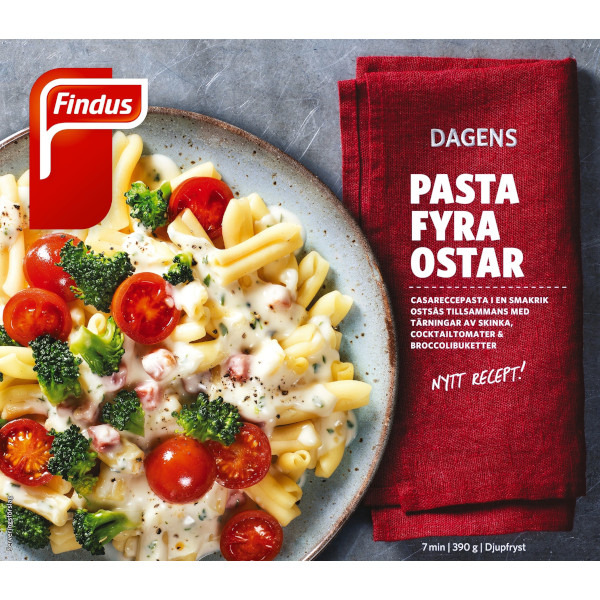 Findus Dagens Pasta Fyra Ostar