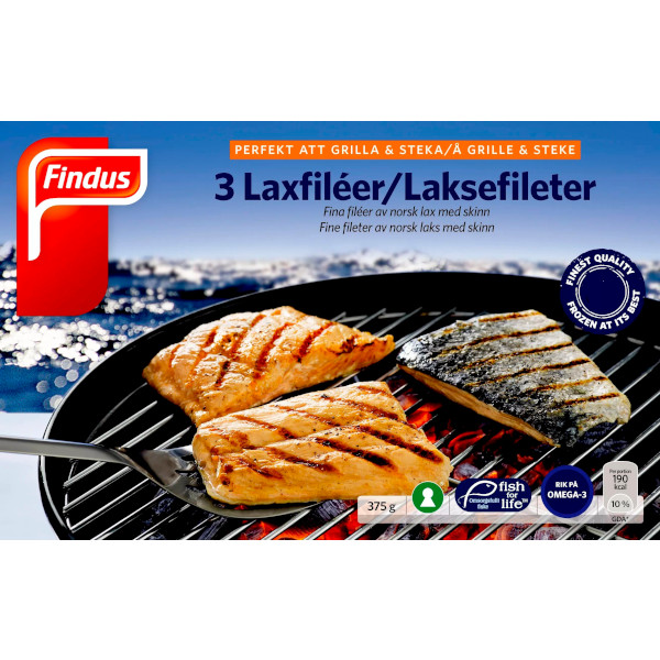 Findus Laxfiléer Skinn