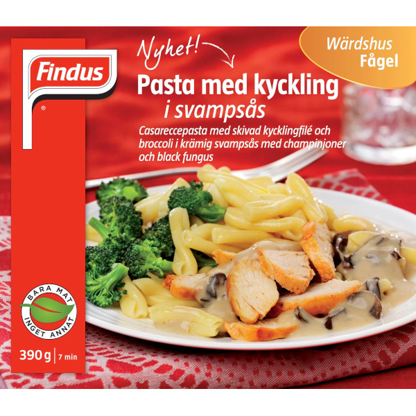 Findus Wärdshus Pasta Med Kyckling I Svampsås