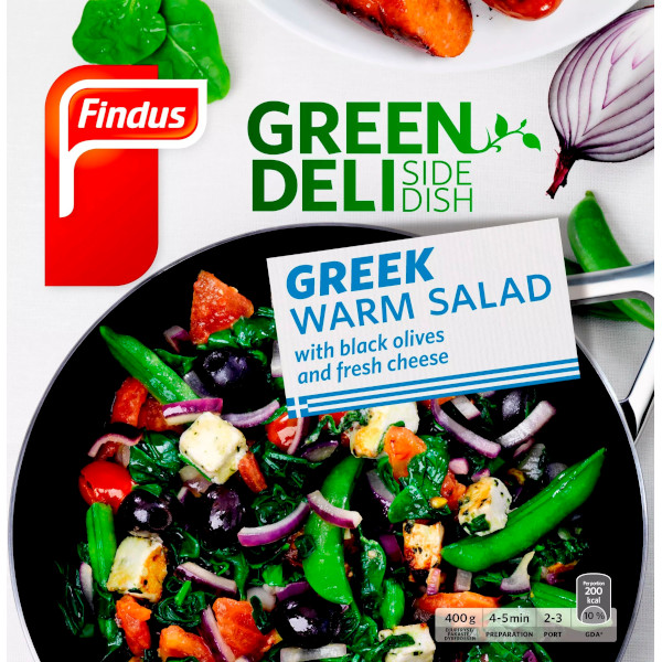 Findus Green Deli Side Dish Greek Warm Salad
