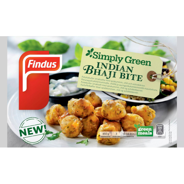 Findus Simply Green Indian Bhaji Bite