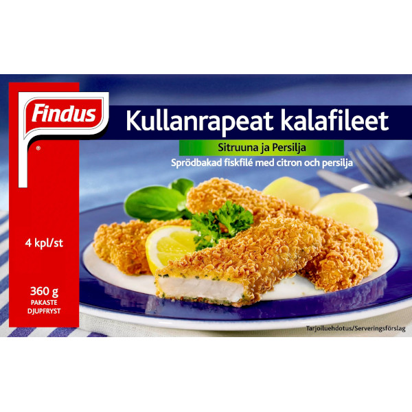 Findus Sprödbakad Fiskfilé Citron & Persilja
