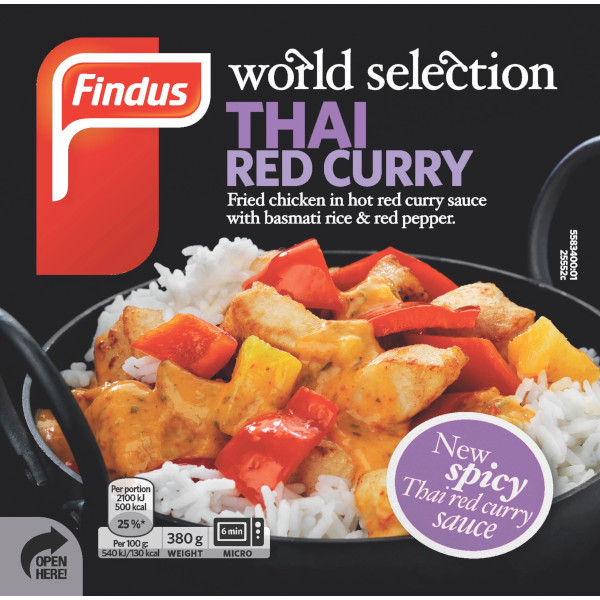 Findus World Selection Thai Red Curry