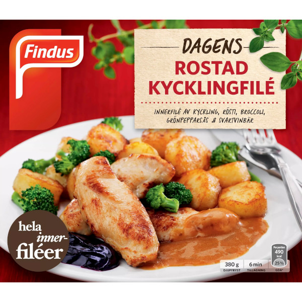 Findus Dagens Rostad Kycklingfilé