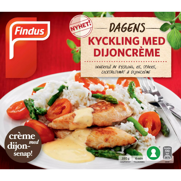 Findus Dagens Kyckling Dijoncrème