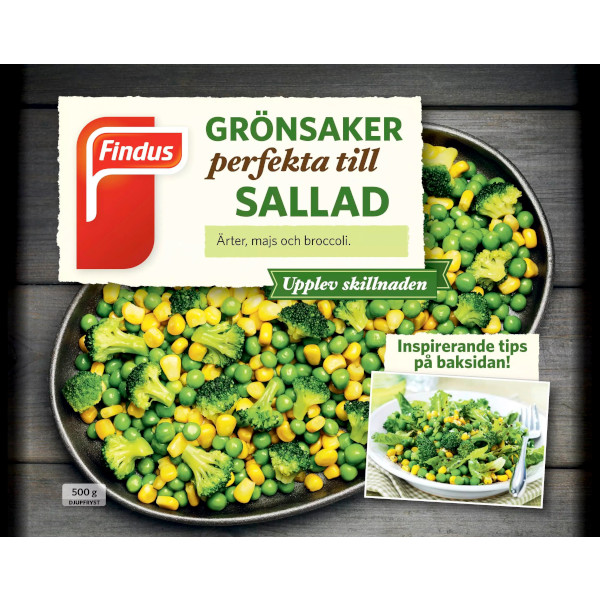 Findus Ärter/Majs/Broccoli