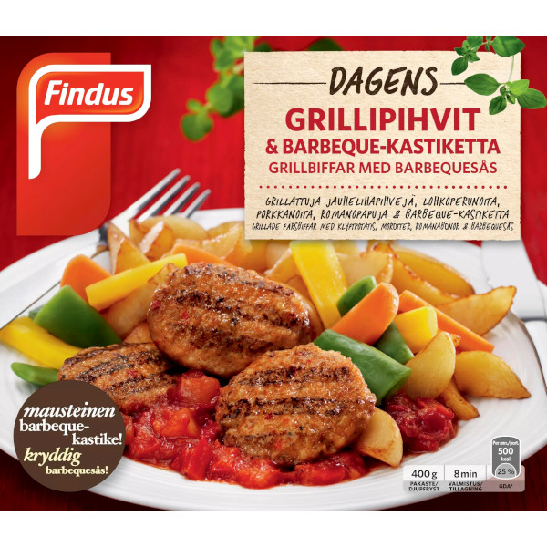 Findus Dagens Grillbiffar & Barbequesås
