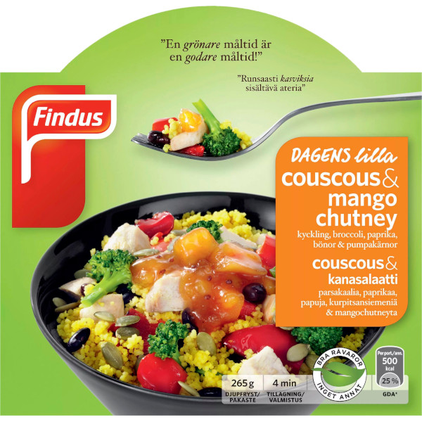 Findus Dagens Lilla Couscous & Mango Chutney