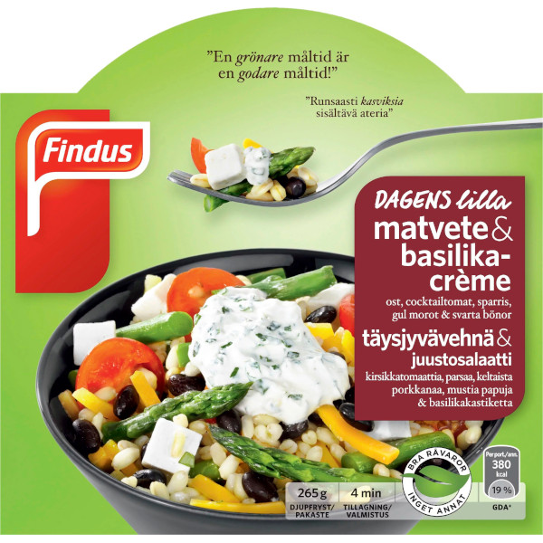 Findus Dagens Lilla Matvete & Basilikacrème