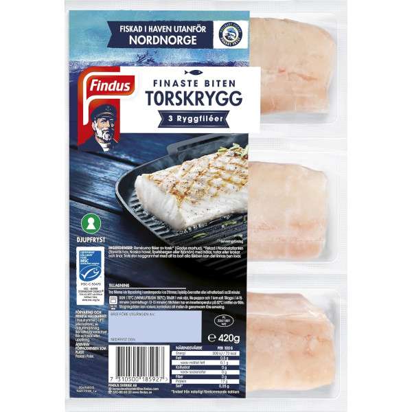 Findus Torskrygg