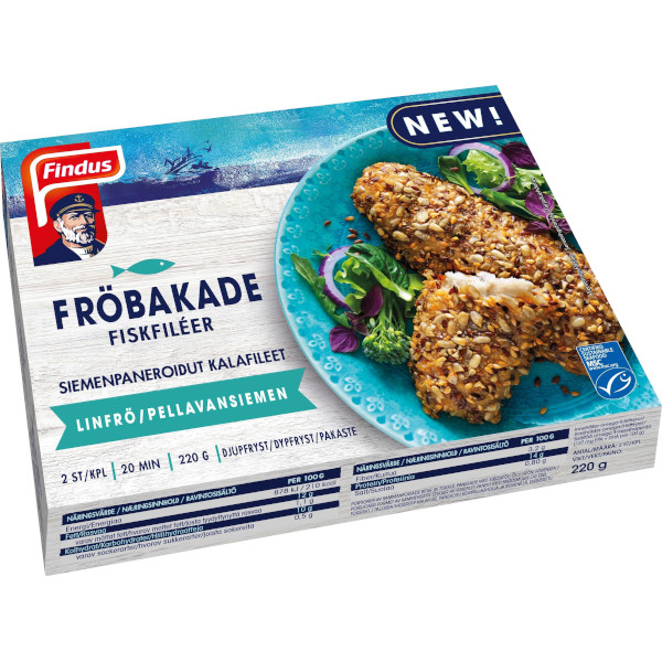 Findus Fröbakade Fiskfiléer Linfrö