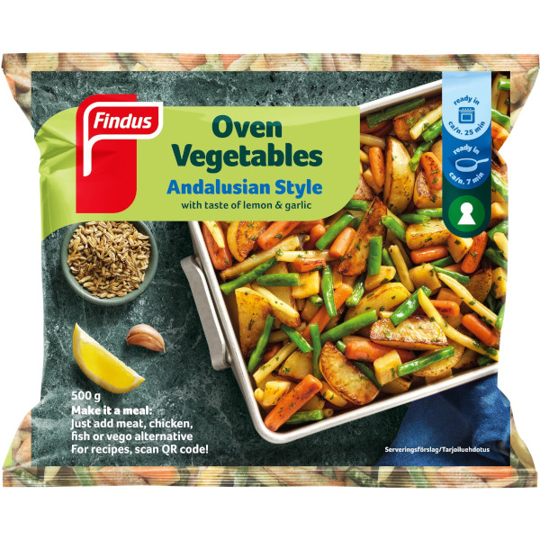 Findus Oven Vegetables Andalusian Style