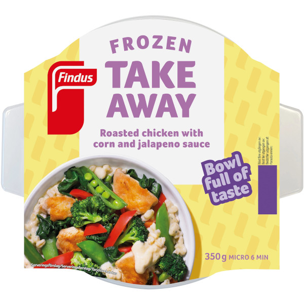 Findus Frozen Take Away Roasted Chicken & Corn