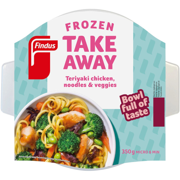 Findus Frozen Take Away Teriyaki Chicken & Noodles