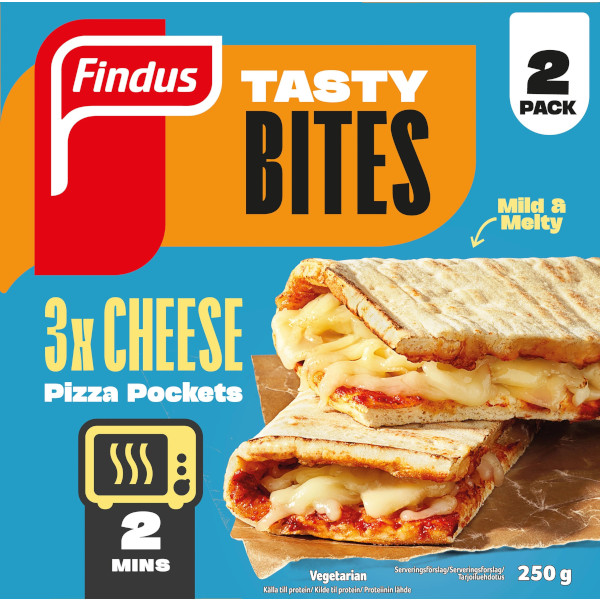 Findus Tasty Bites Pizza Pockets 3xCheese
