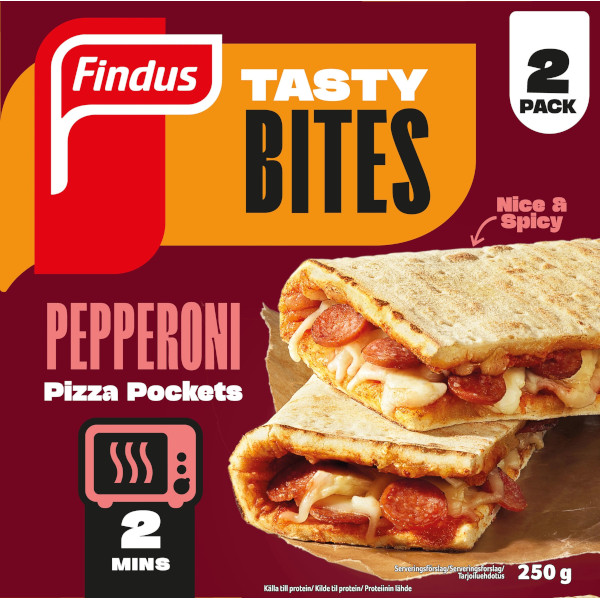 Findus Tasty Bites Pizza Pockets Pepperoni