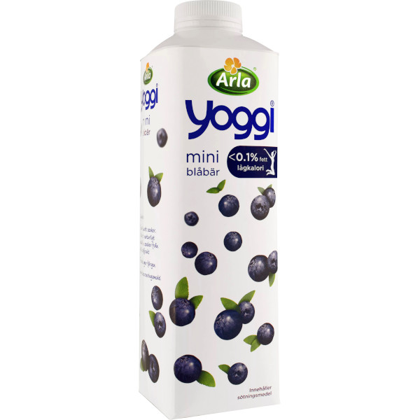 Yoggi Yoghurt Mini Blåbär