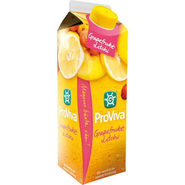 ProViva Fruktdryck Grapefrukt/Litchi