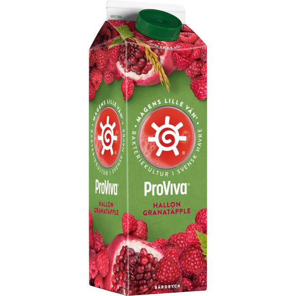 ProViva Fruktdryck Hallon/Granatäpple