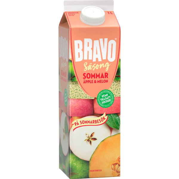Bravo Fruktdryck Sommar Äpple & Melon