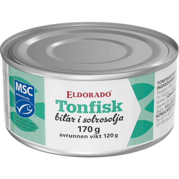 Eldorado Tonfisk Bitar Solrosolja