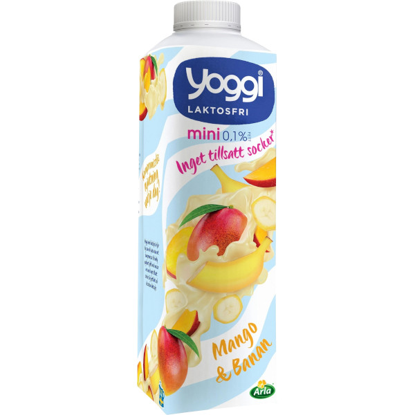 Yoggi Yoghurt Mini Mango & Banan Laktosfri