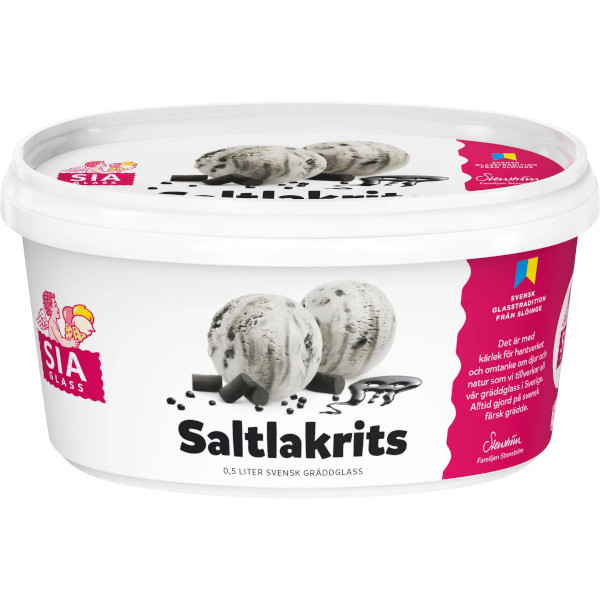 SIA Glass Gräddglass Saltlakrits