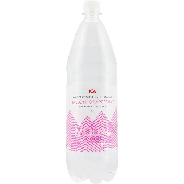 ICA Vatten Kolsyrat Hallon/Grapefrukt