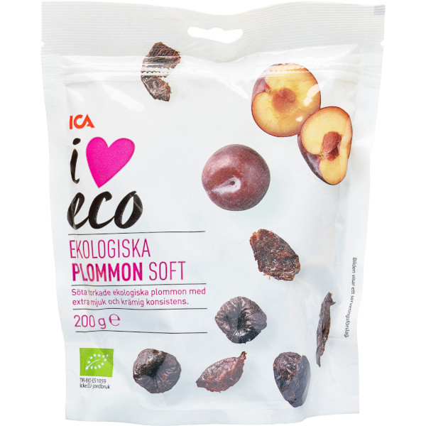 ICA I Love Eco Plommon Soft Ekologiska