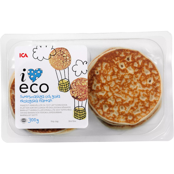 ICA I Love Eco Plättar Ekologiska
