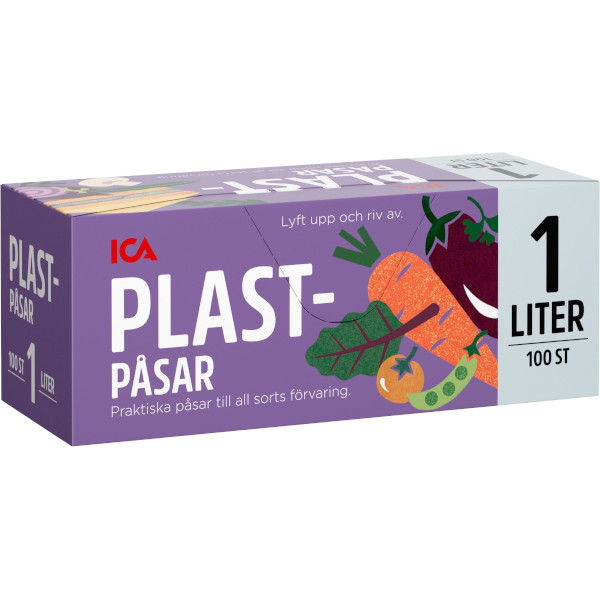 ICA Plastpåsar 1L