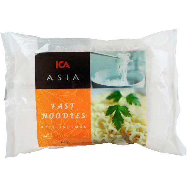 ICA Asia Snabbnudlar Kycklingsmak