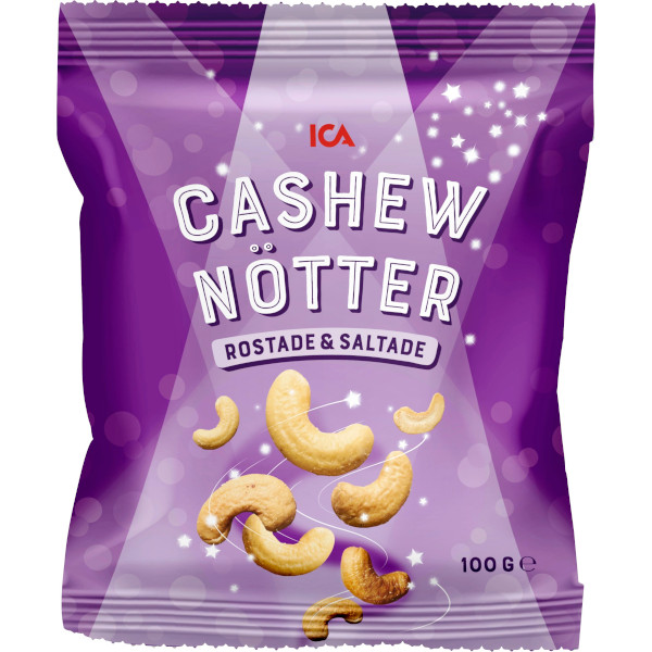 ICA Cashewnötter Rostade & Saltade