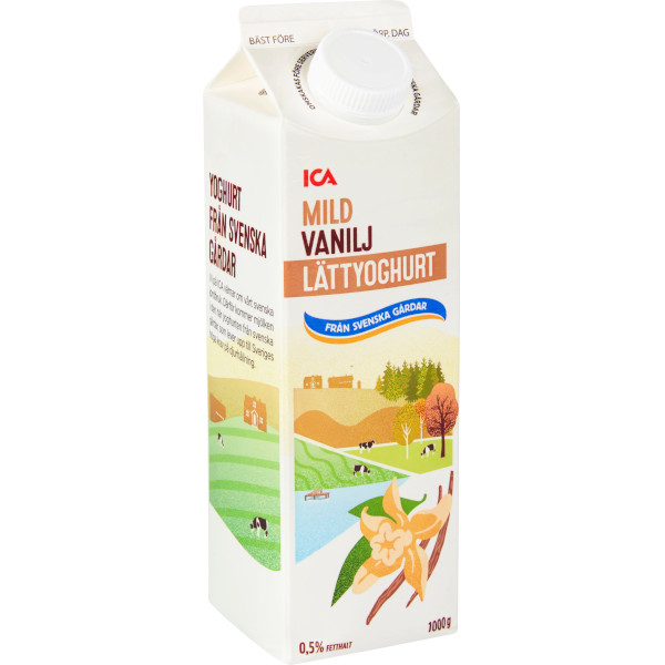 ICA Mild Lättyoghurt Vanilj