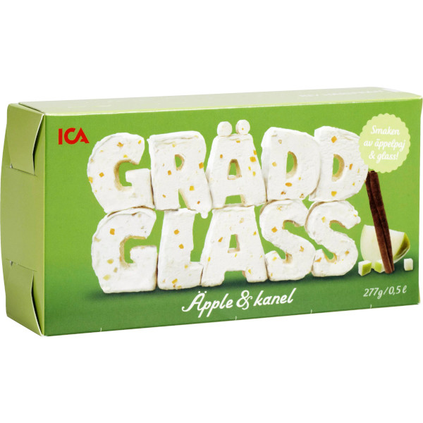 ICA Gräddglass Äpple & Kanel