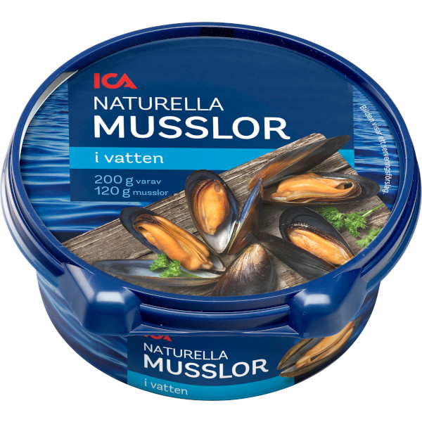 ICA Musslor Naturella Vatten