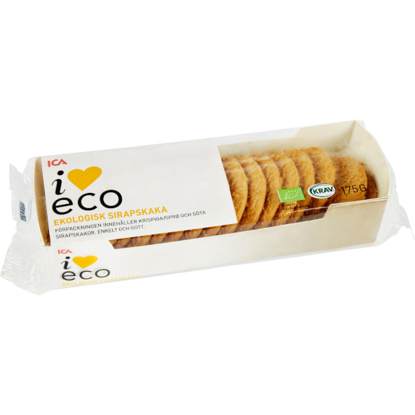 ICA I Love Eco Sirapskakor Ekologiska