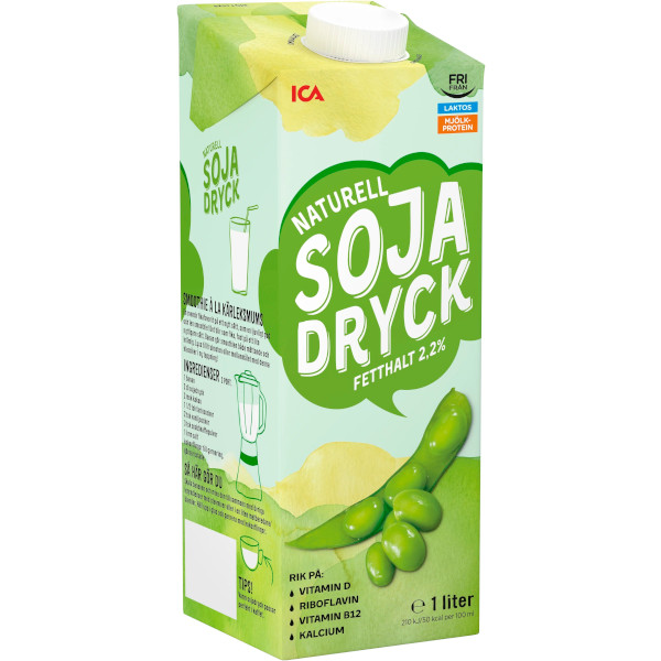 ICA Sojadryck Naturell