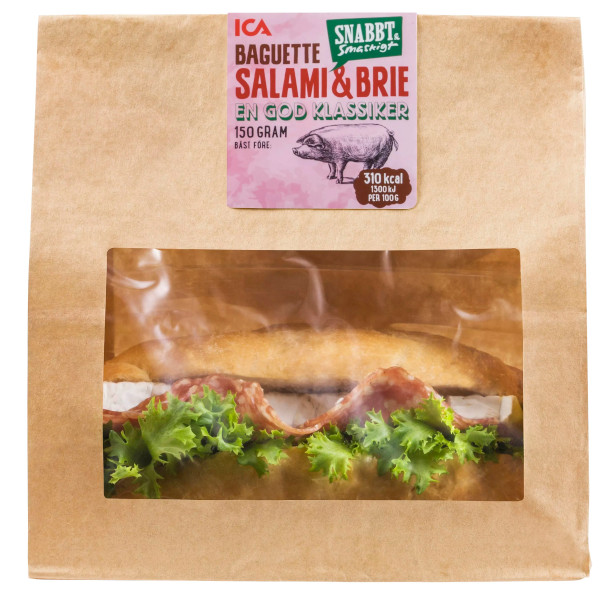 ICA Baguette Salami & Brie