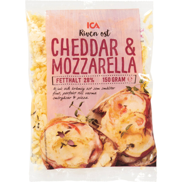 ICA Cheddar & Mozzarella Riven