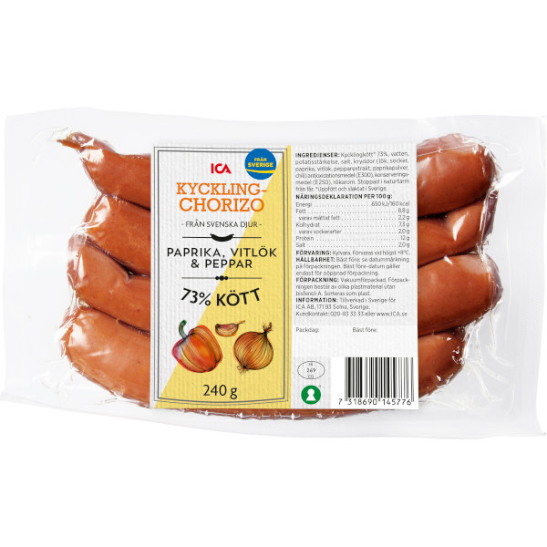 ICA Kycklingchorizo