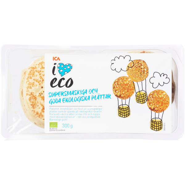 ICA I Love Eco Plättar Ekologiska