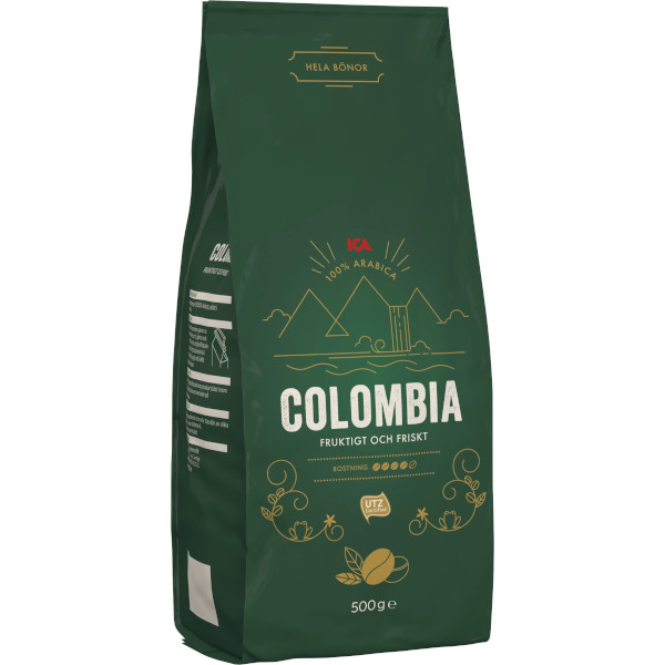 ICA Kaffebönor Colombia
