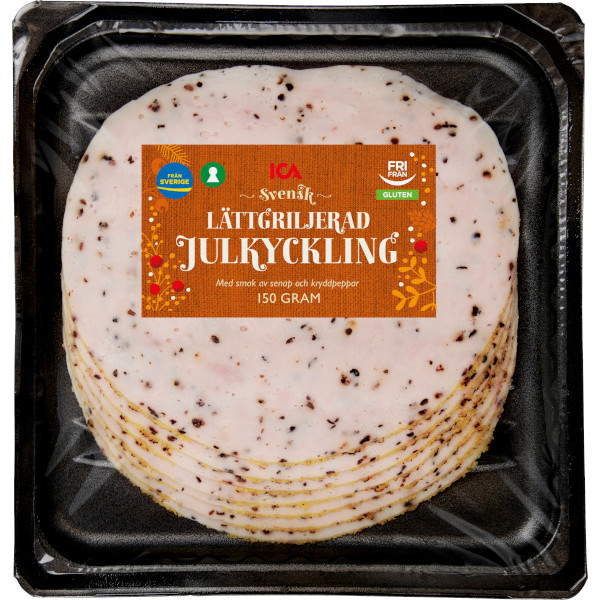 ICA Julkyckling Lättgriljerad Skivor