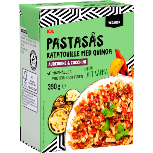 ICA Pastasås Ratatouille Quinoa