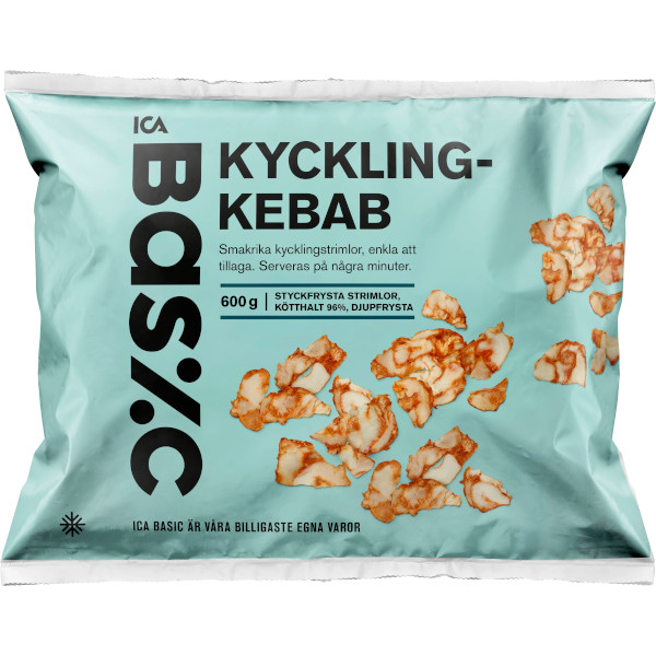 ICA Basic Kycklingkebab